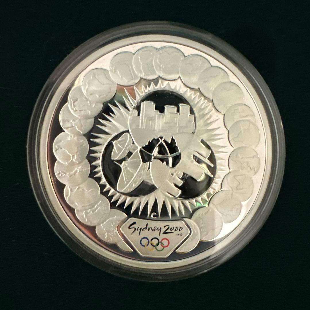 7月SALE☆2000年☆シドニーオリンピック☆公式記念☆5ドル銀貨4枚セット☆