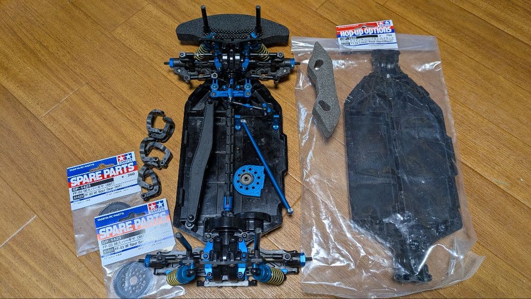タミヤ　TT02SRX オプション予備パーツ