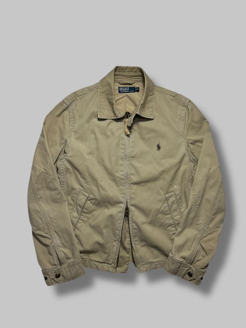 90s ポロラルフローレン ミリタリーカスタム スイングトップ ダブルジップ