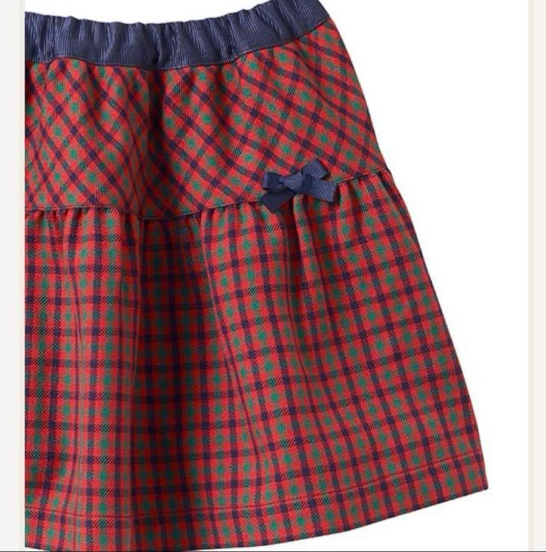 ♡familiarリバーシブルスカート♡ 美品　130サイズ