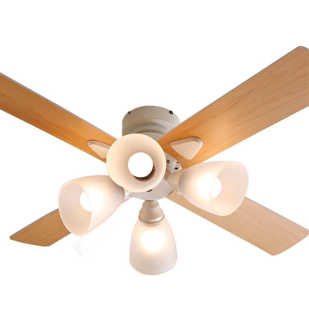 LOWYA ロウヤ 照明 シーリングファンライト シーリングファン リバーシブル