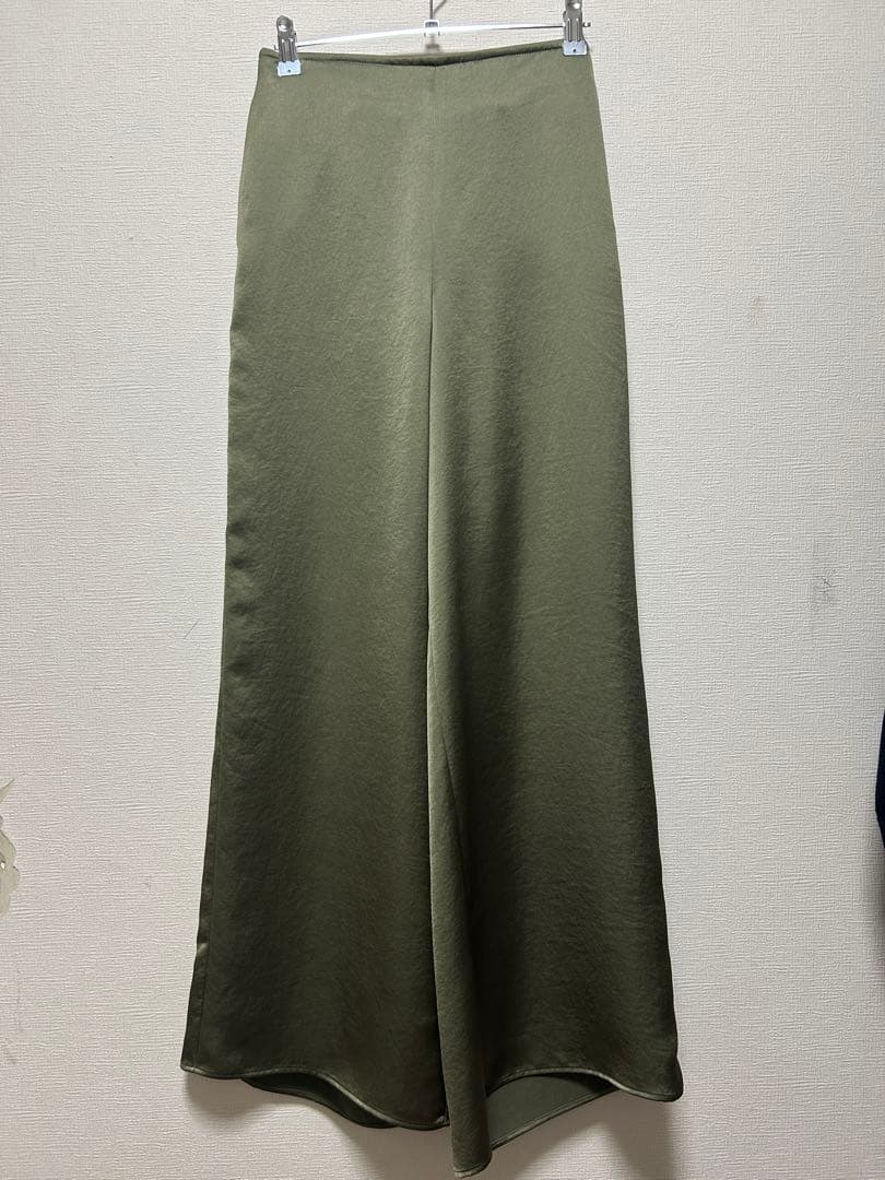 ハウント(着用1回)ヴィンテージサテンワイドパンツ