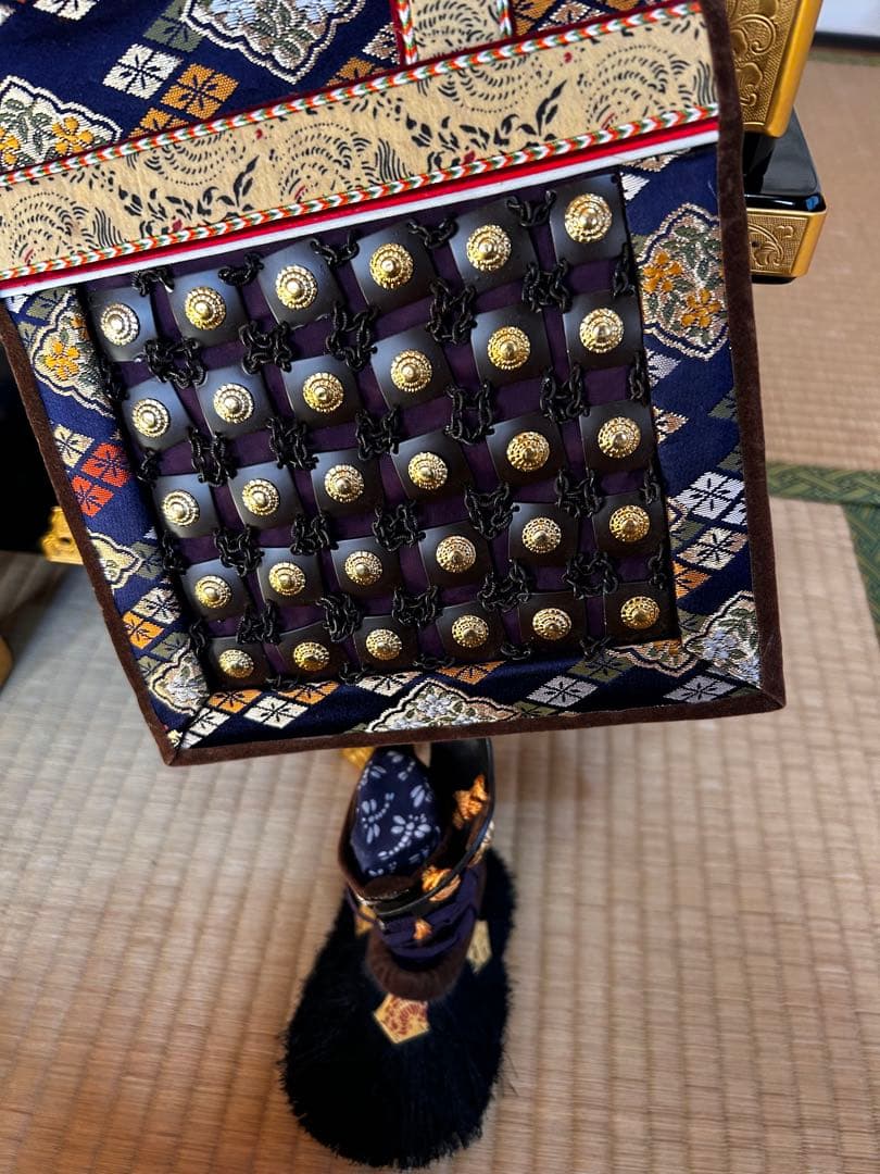 ★金箔押大鎧　伝統的な日本の武士の鎧★