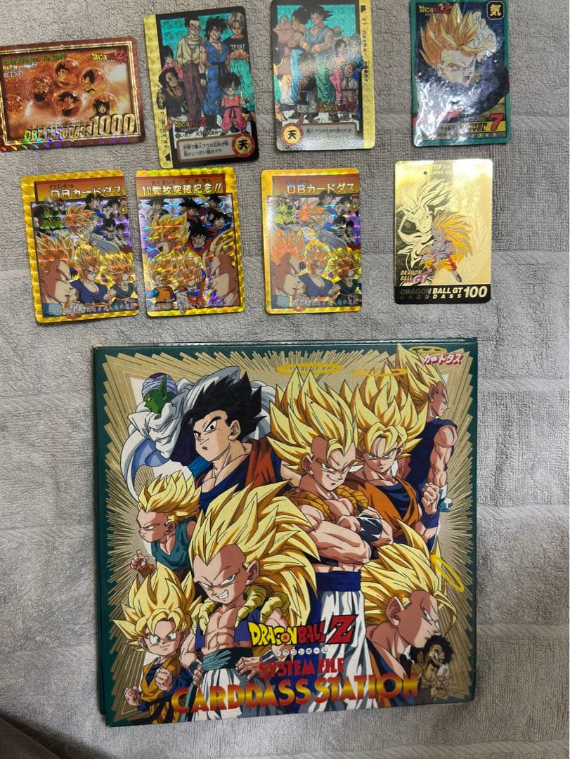 ドラゴンボールカードダス　キラ125枚　ノーマル60枚　ファイル付き