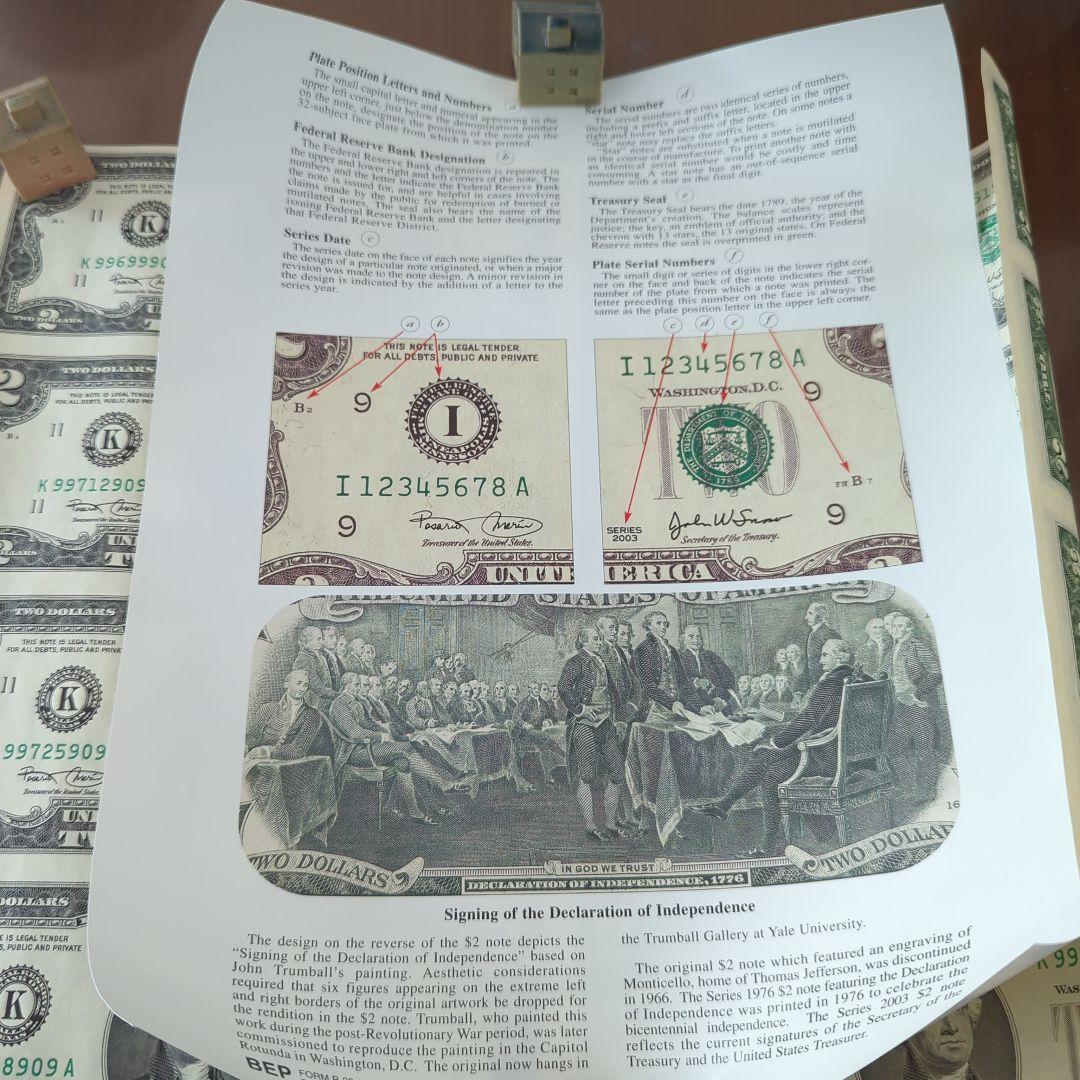 アメリカ 未裁断デザインシート 記念コレクション