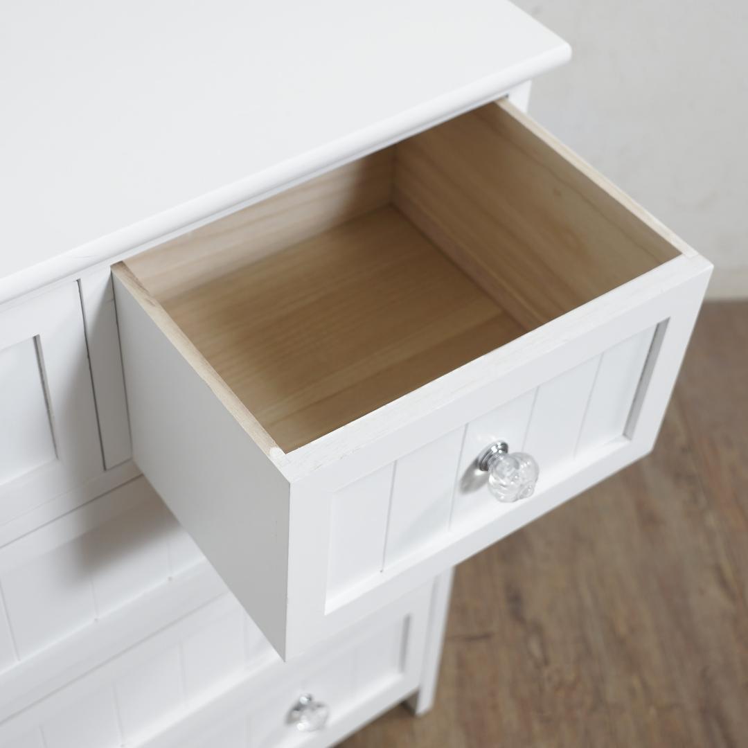 チェスト　4段5杯　タンス　収納　パンプキン取っ手 完成品