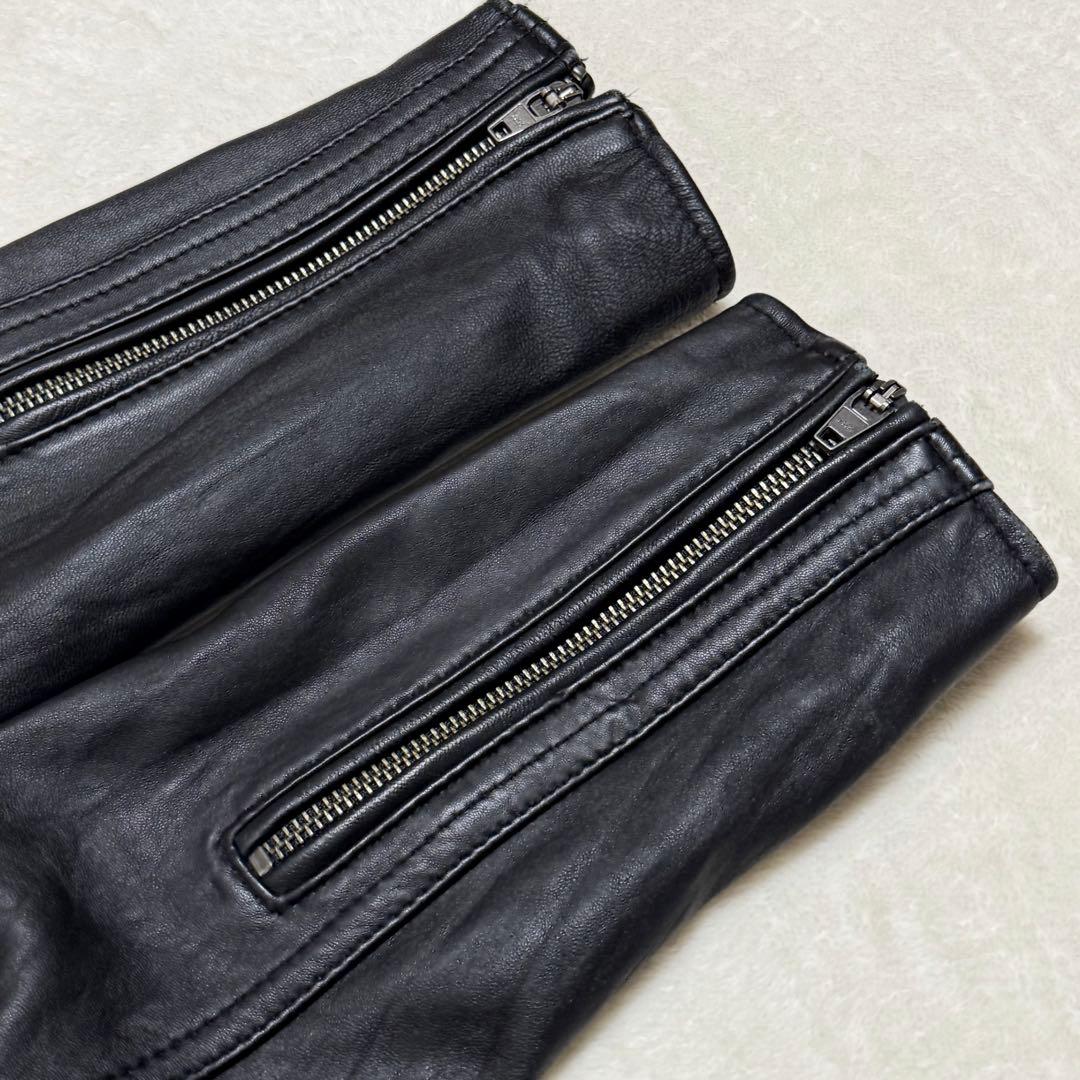 ジャックローズ シングルライダース レザージャケット 本革 y2k 00s