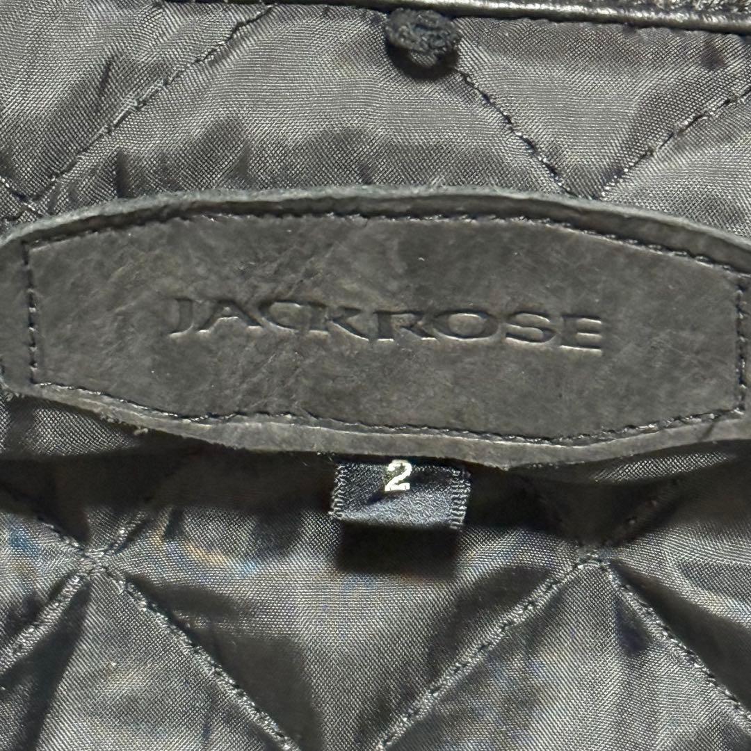 ジャックローズ シングルライダース レザージャケット 本革 y2k 00s