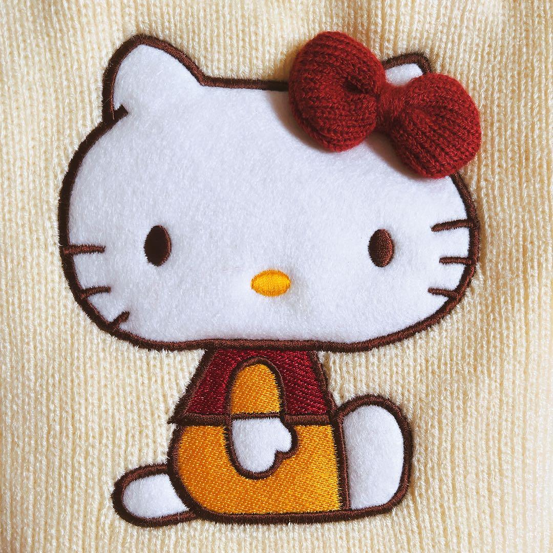 希少レア　ハローキティ　ニットトート　vivitex レトロ　サンリオ　2003