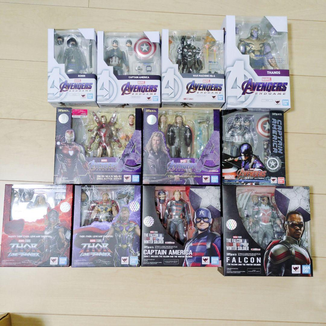 【未開封あり】S.H.Figuarts MARVEL マーベル 11体セット