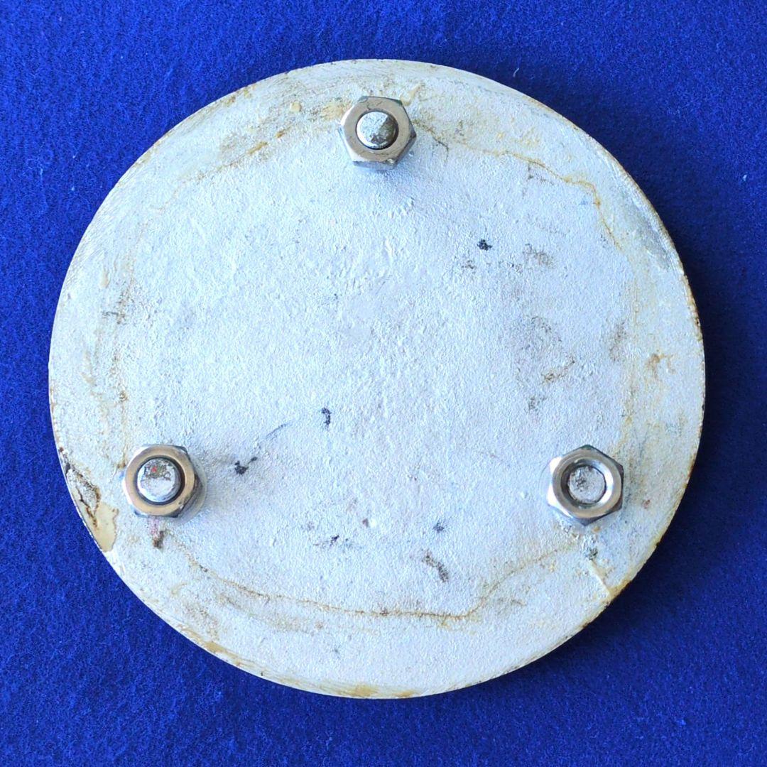 鉄道グッズ：鉄道プレート 阪急(阪急電鉄)旧社紋 金属プレート(当時物)