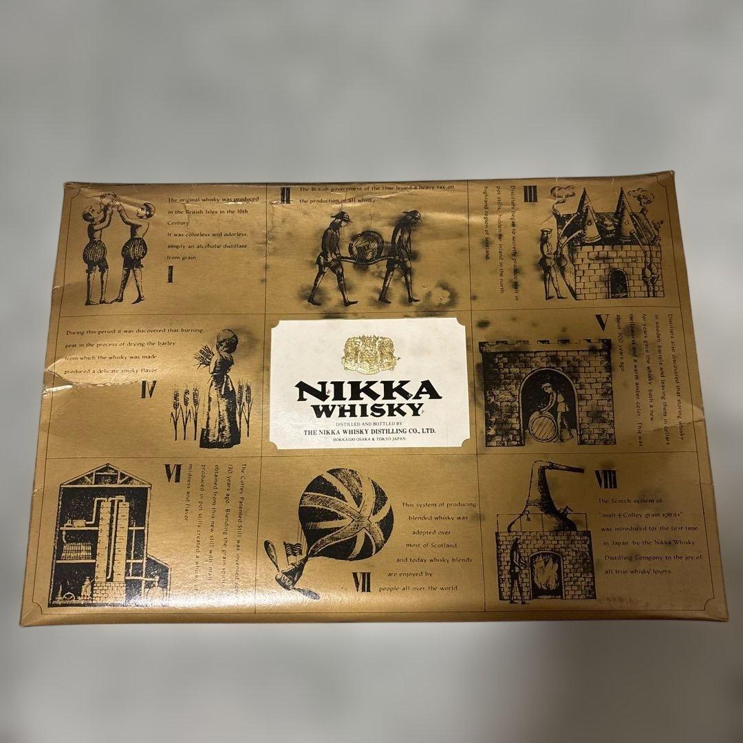 希少❗️古酒オールドニッカギフトセット グラス2コ付き　当時もの　特級43%