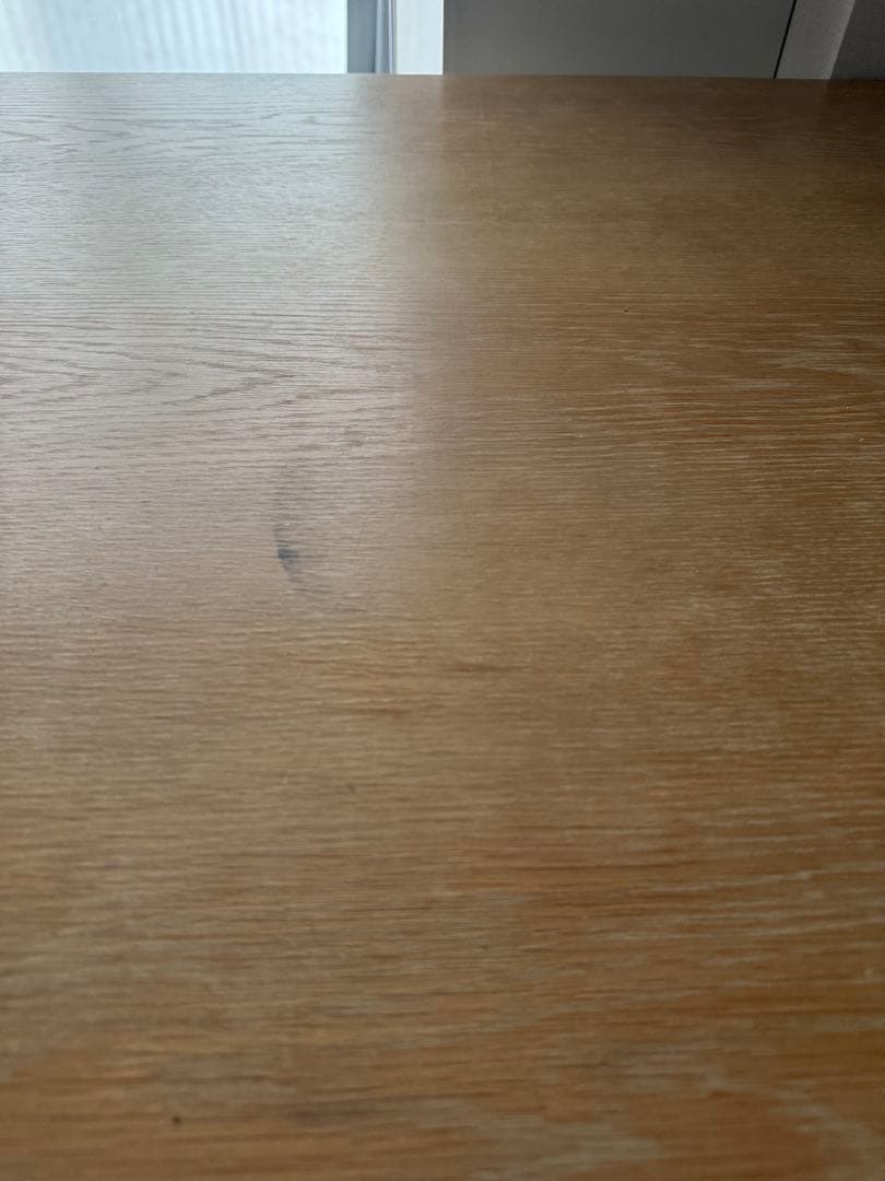 ナチュラルウッド×白脚 北欧風ダイニングテーブル（150×80×71cm）