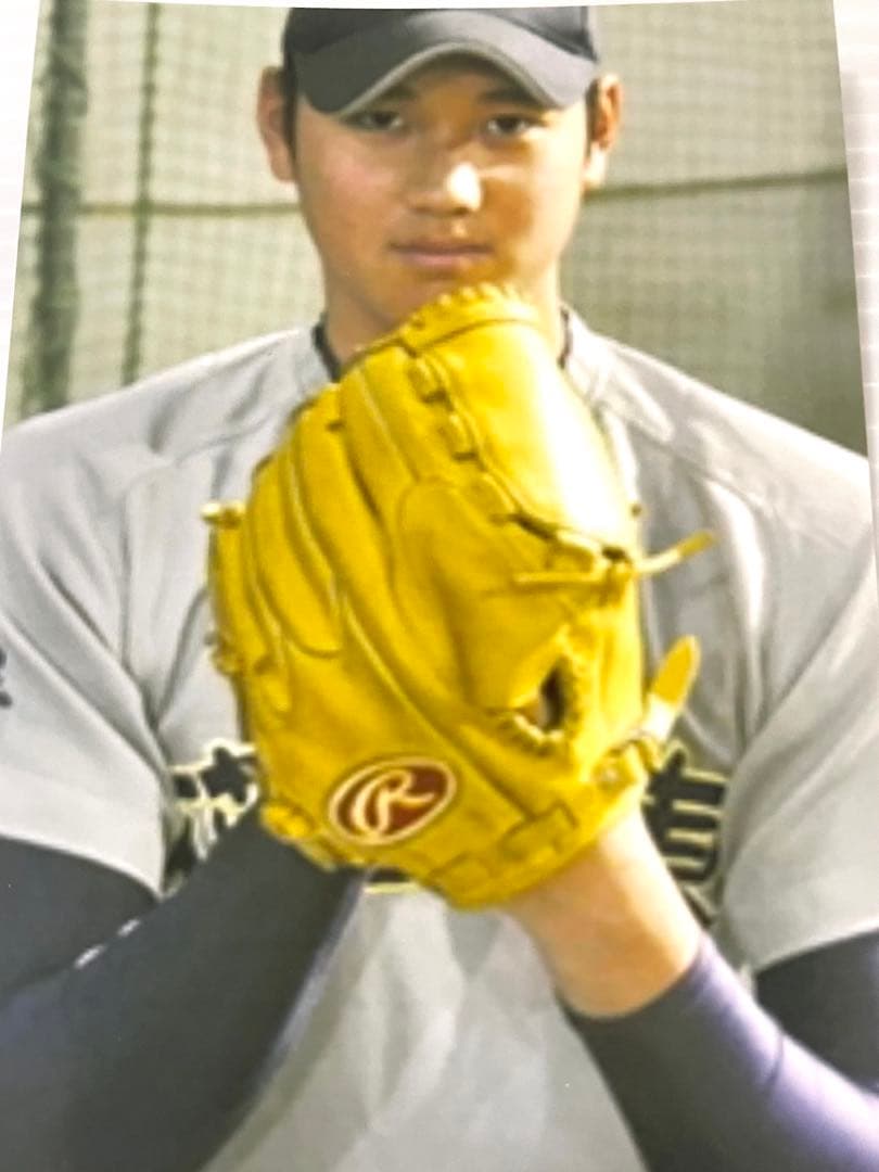 大谷翔平 直筆サインフォト＆花巻東高記念グッズセット