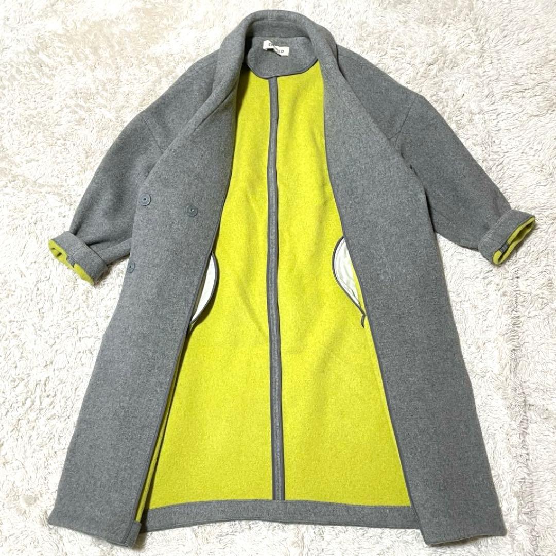 人気モデル ENFOLD エンフォルド リバーウールコクーンコート 富岡佳子