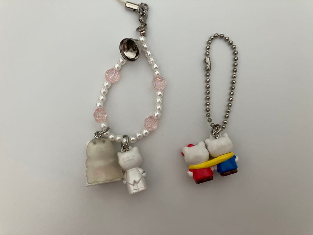 公*o様 ハローキティ ストラップセット ペア　ウェディング　マフラー　サンリオ