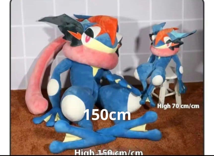 新作 70cm 巨大ぬいぐるみ ポケモン 海外製ゲッコウガ　等身大サイズ変更可能