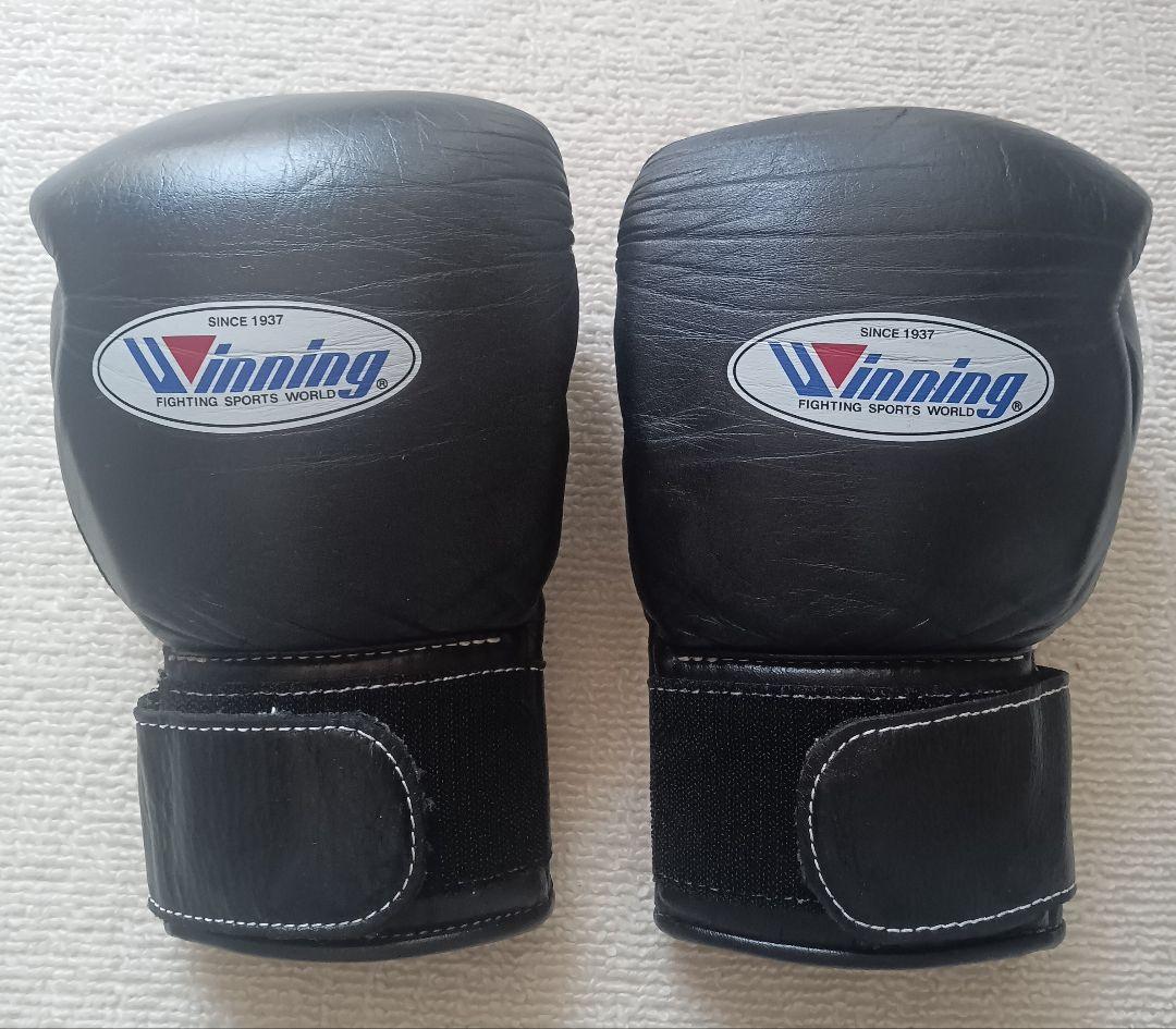 Winning ボクシンググローブ ブラック　8oz