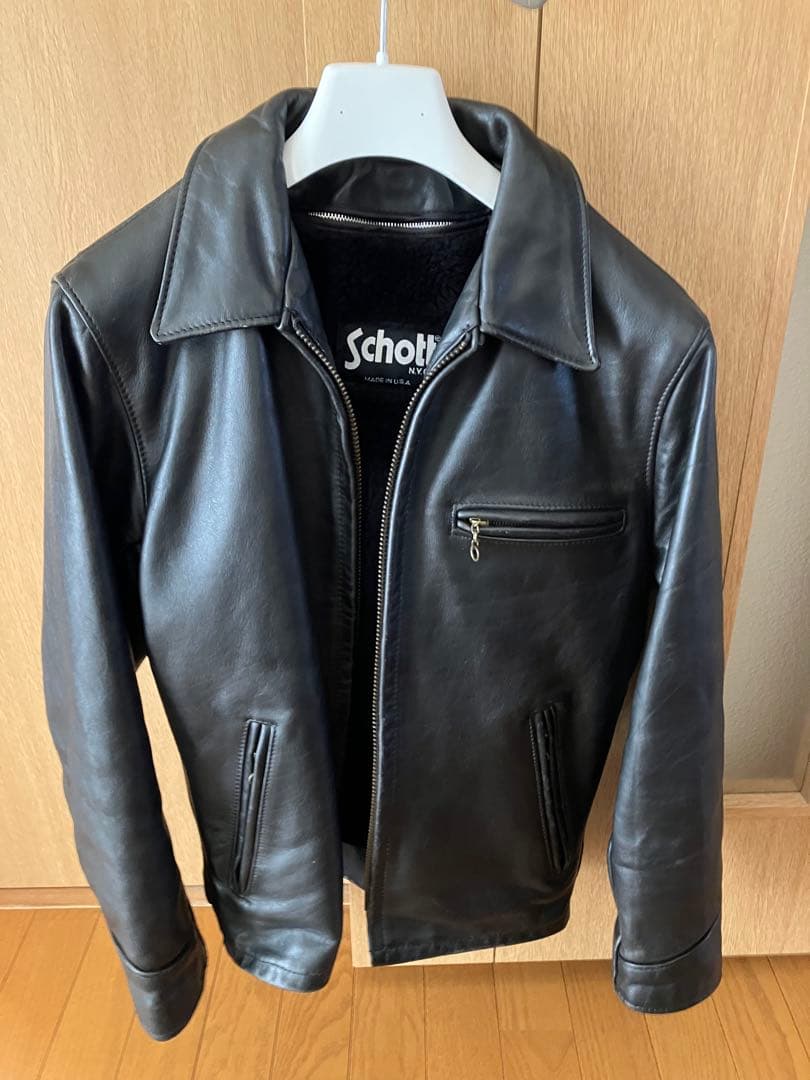 ショット　シングルライダースジャケット　トラッカージャケット　AT101 36