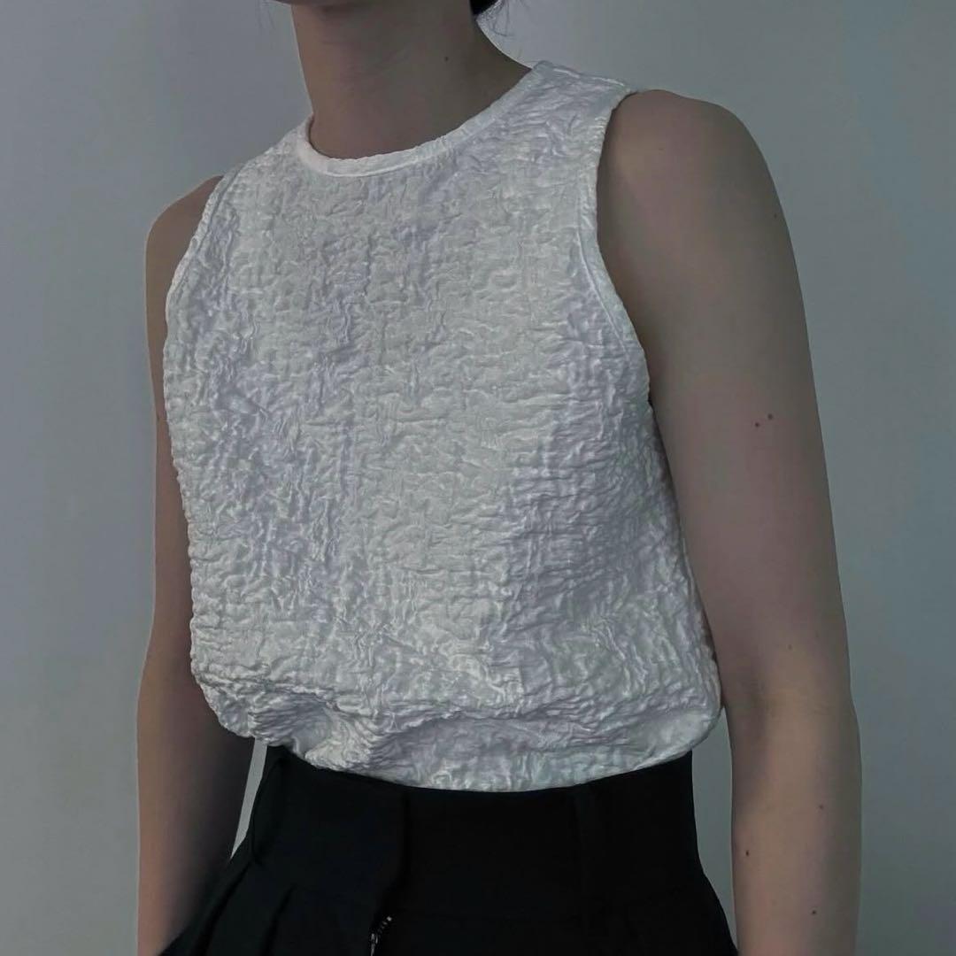 【美品】digne jacquard tank