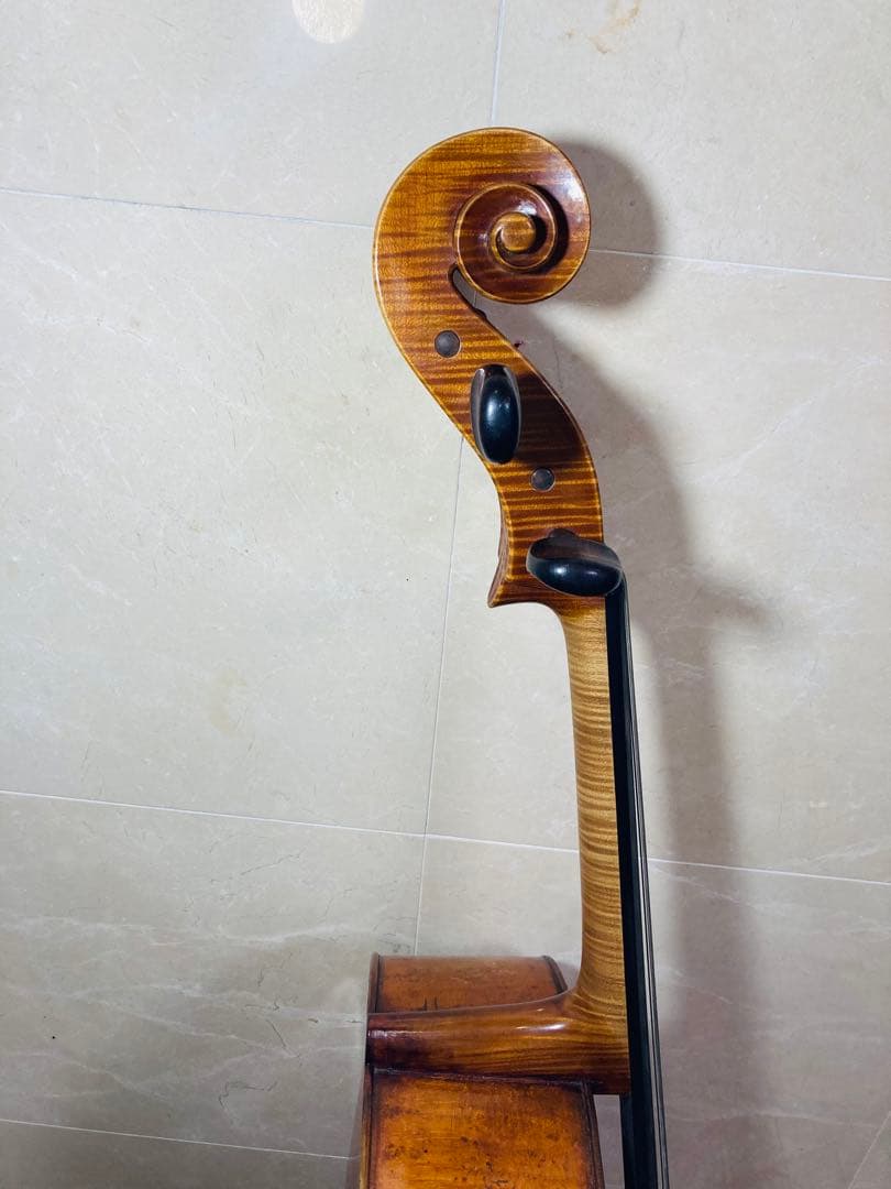 【ドイツオールドチェロ】フレッチナー　ガルネリコピー　弓2本　ハードケース