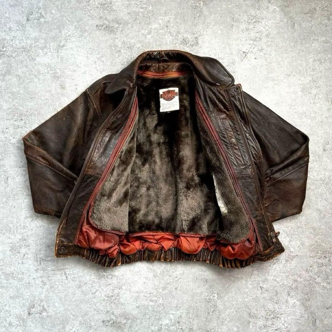 【超希少】80s ハーレーダビッドソン フライトレザージャケットG-1 A-2