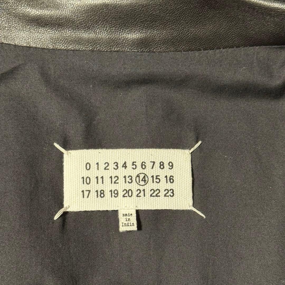 国内正規 美品MaisonMargiela ハの字 ライダース 50 マルジェラ