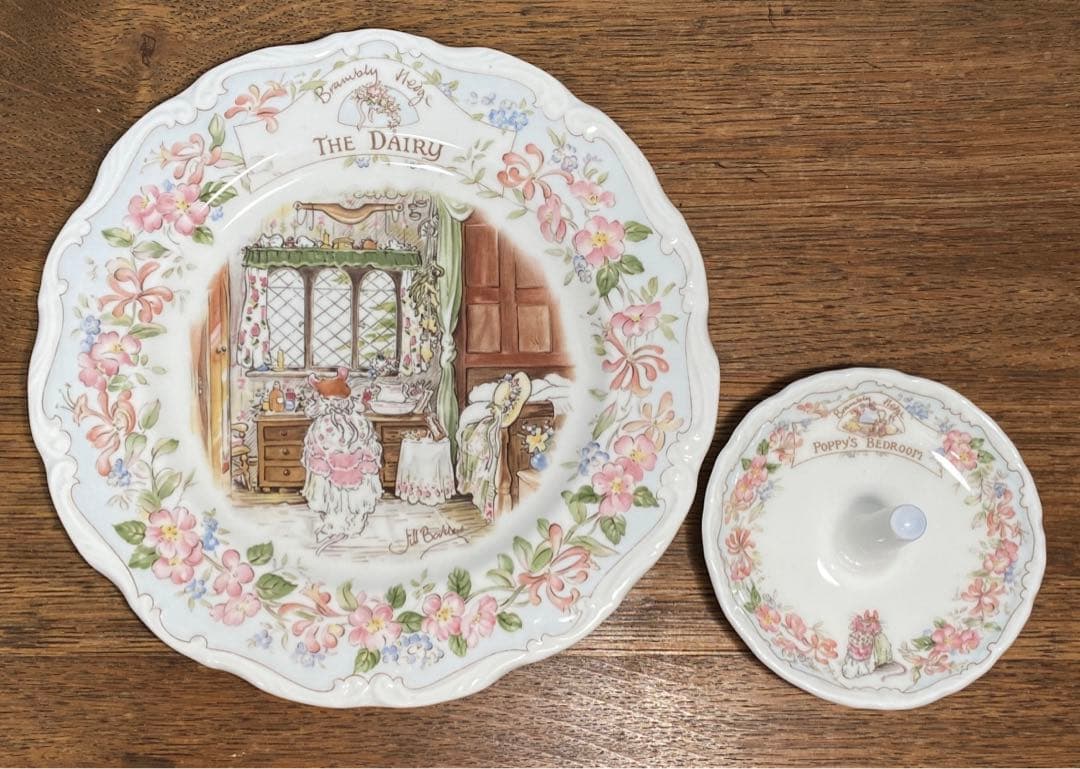 ブランブリーヘッジ ポピー ベッドルーム プレート リングホルダー セット 美品