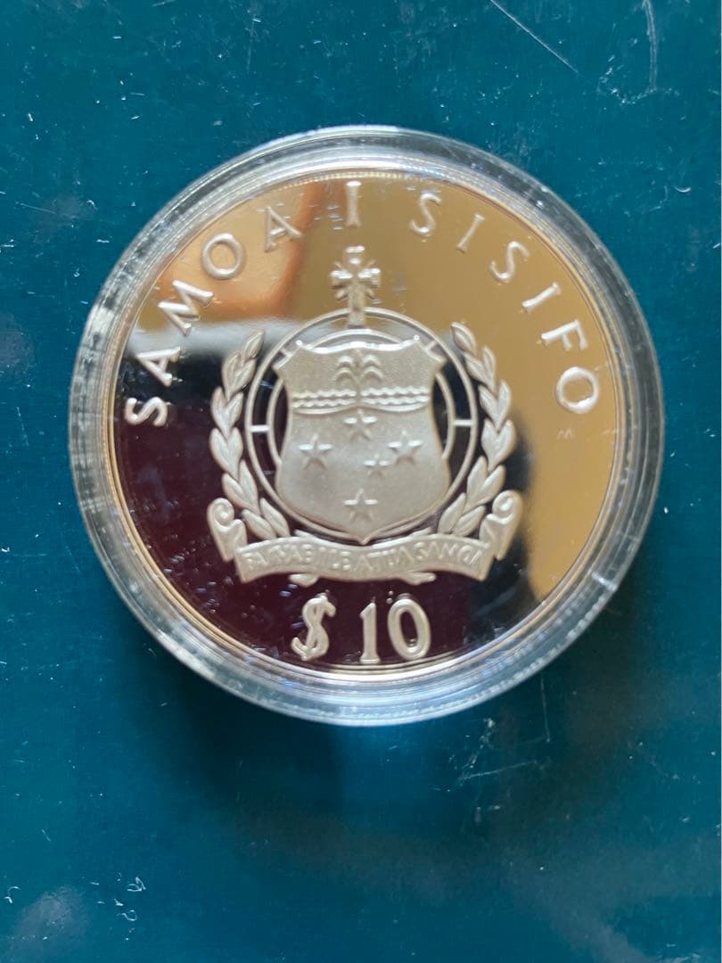 国際障害者年　西サモア　銀貨　記念　ロイヤルミント