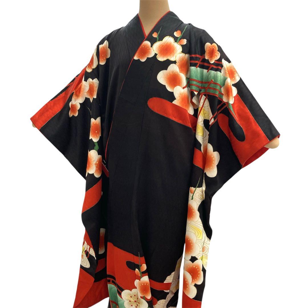 ◆mk-1045　引き振袖　お引きずり　衣装　婚礼　花嫁　金駒刺繍　k-6-2