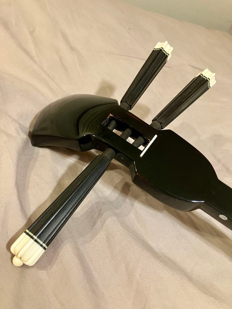 ゴーヤー　三線 八重山黒木 盛嶋開鐘タイプ