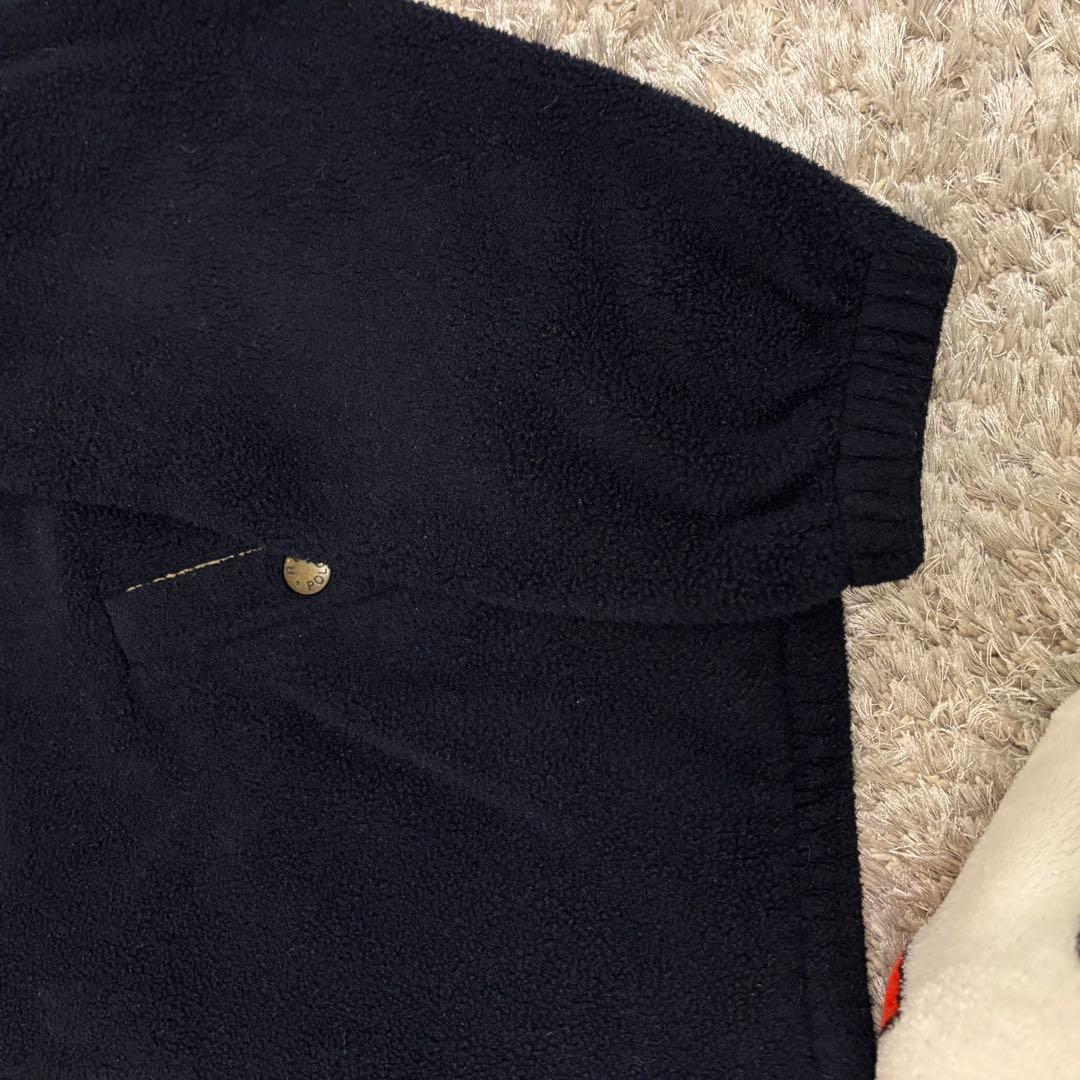 80~90s ラルフローレン 三角タグ フリース スイングトップ ネイビー L