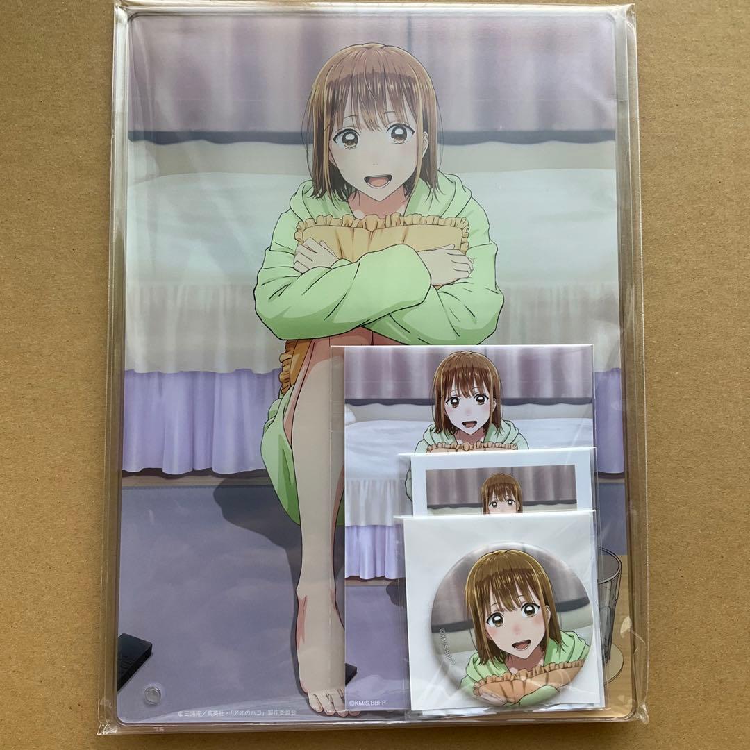 アオのハコ　Blu-ray 6巻　特典　アクリルパネル　缶バッジ　鹿野千夏