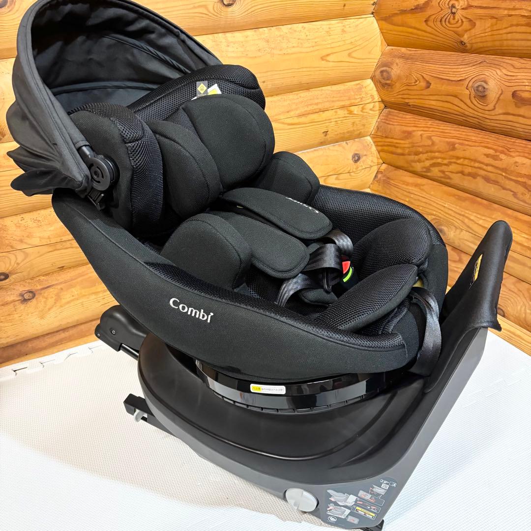 【極美品】Combi クルムーヴコンパクトR129 JS isofix ブラック