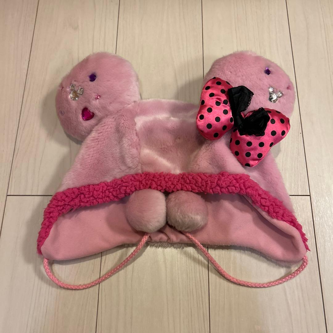 ディズニー ミニーちゃん ファンキャップ ピンク