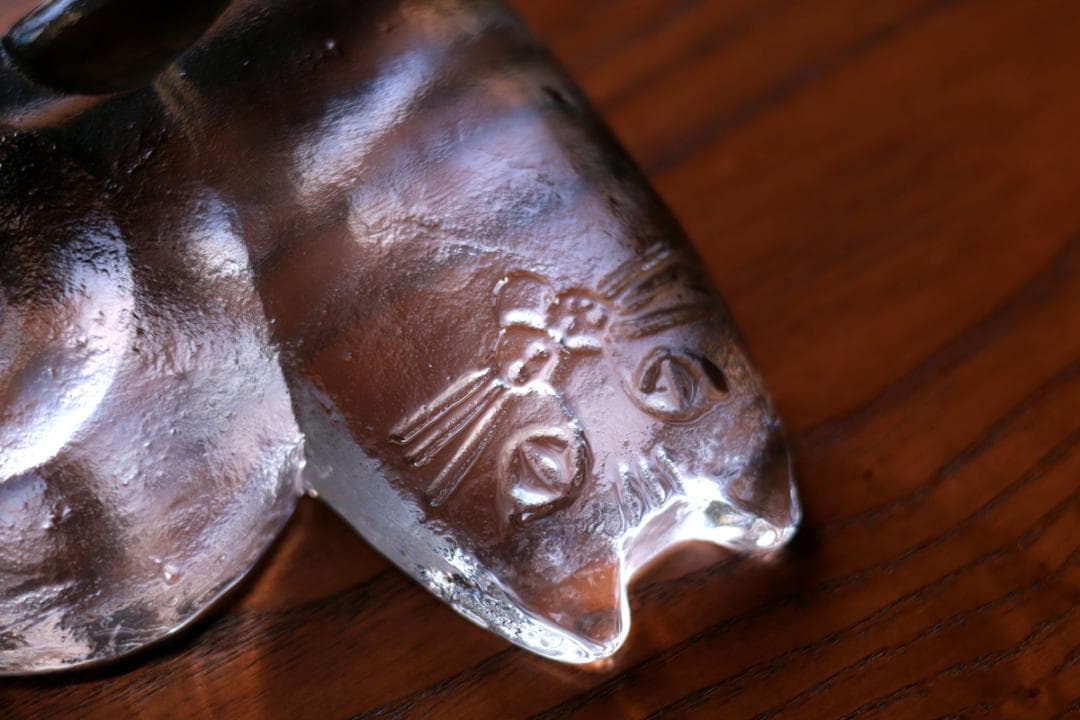 Lisa Larson リサラーソン ガラスオブジェ 猫 31770