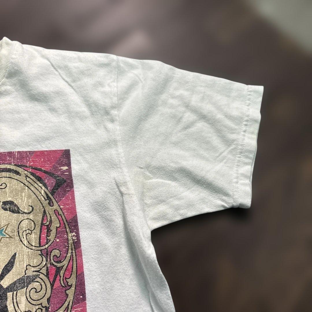 8SM1 浜崎あゆみ　15’sライブツアーTシャツ　白　古着　used