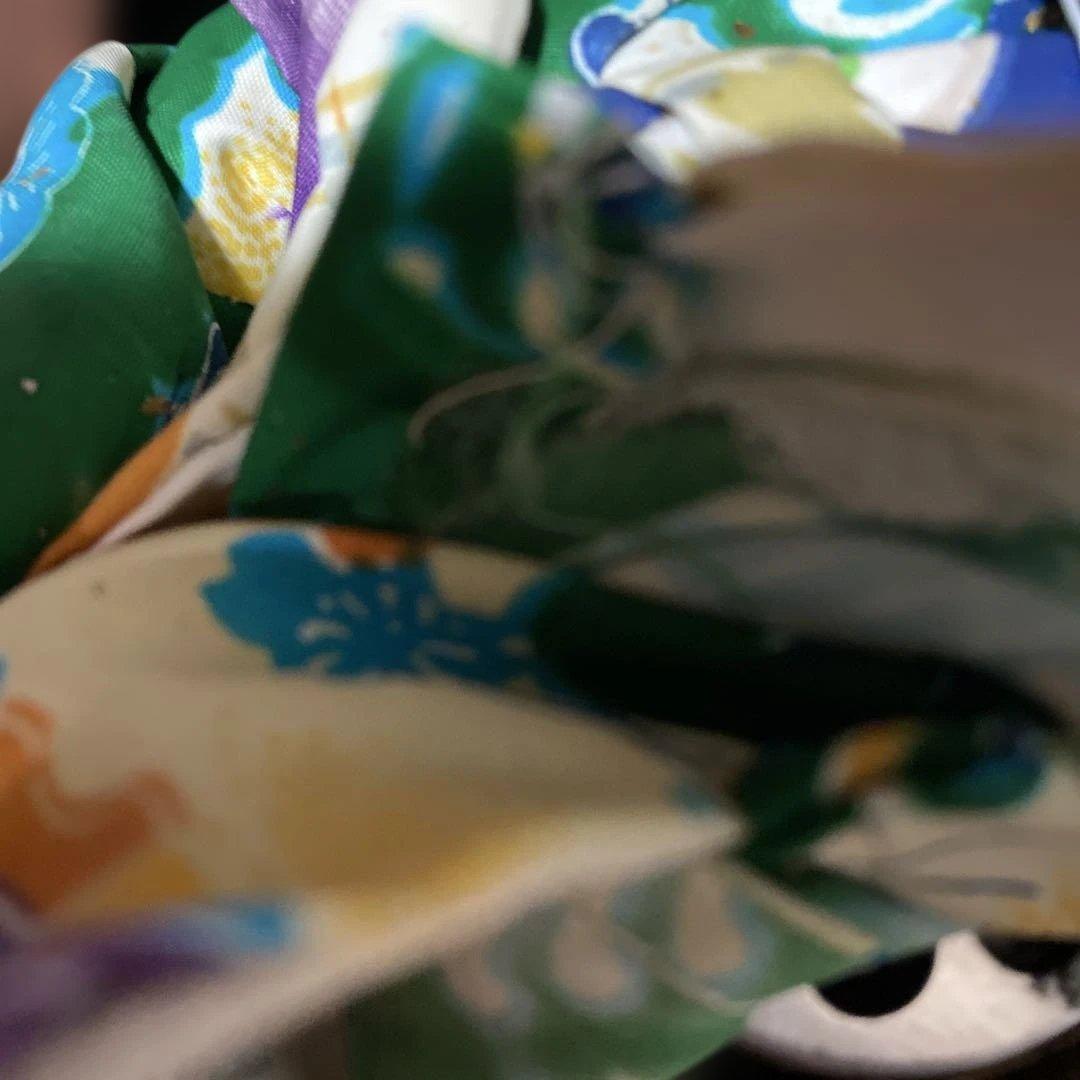 市松人形　幼人形　お座り人形　ペア　２体　昭和初期　２５ｃｍ