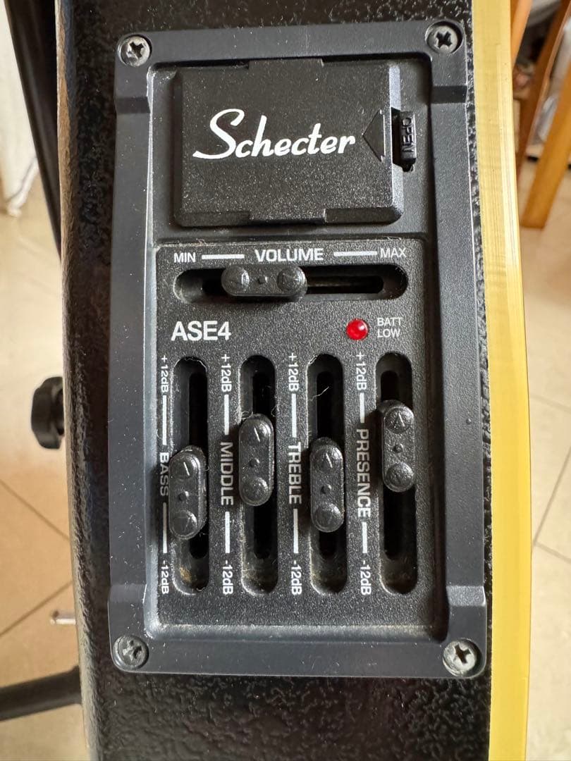 値下げしました❕希少! Schecterエレアコ（オベーションタイプボディー）