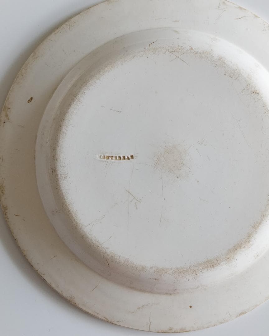 モントロー窯 コンデ公 肖像画皿