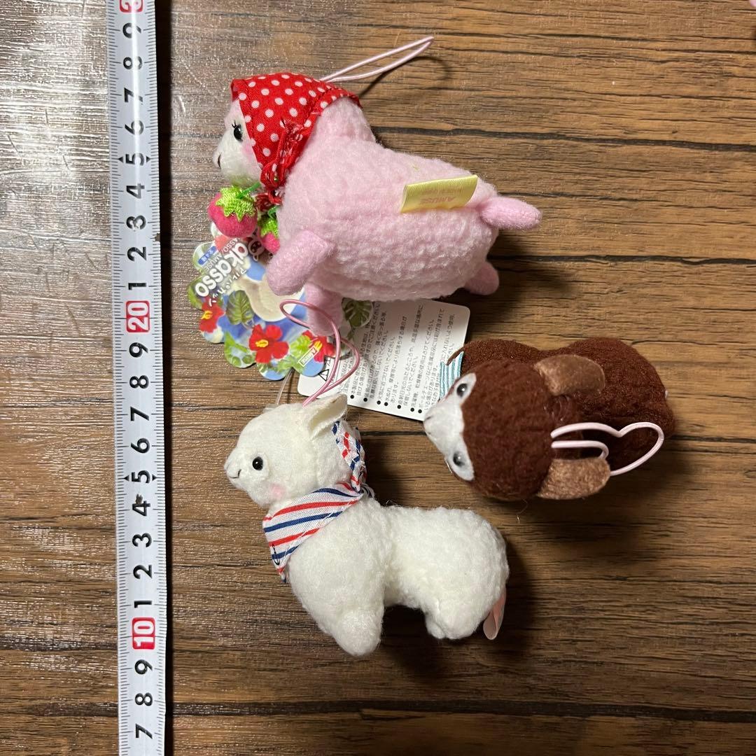 アルパカッソ＆ベイビーアルパカッソ　ぬいぐるみマスコット　小サイズ　62個セット