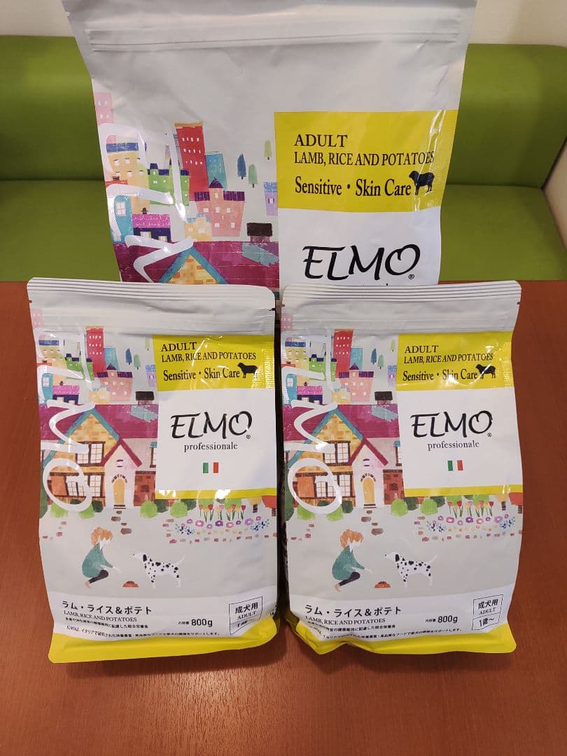 ヨーダ様 ELMO ドッグフード 3kg×2袋、800g×3袋