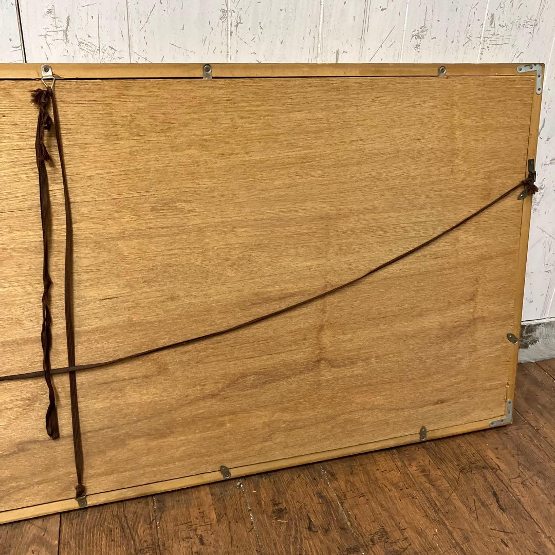 昭和レトロ 美術刀剣 日本刀 模造刀 レプリカ 絵画 額装 武具 鍔 美術工芸