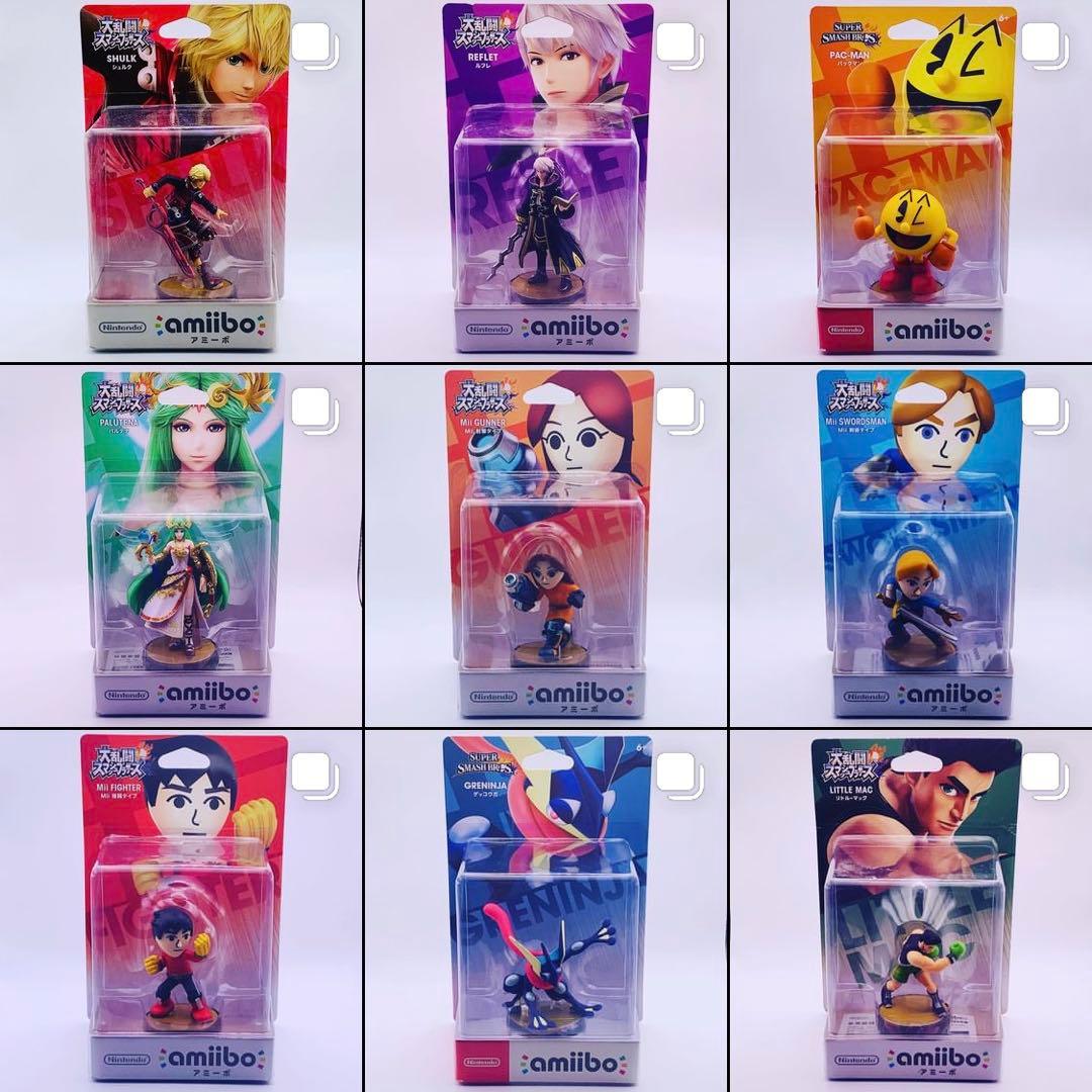 【初版裏キャラ絵・タグ無し】amiibo 大乱闘スマッシュブラザーズ（スマブラ）