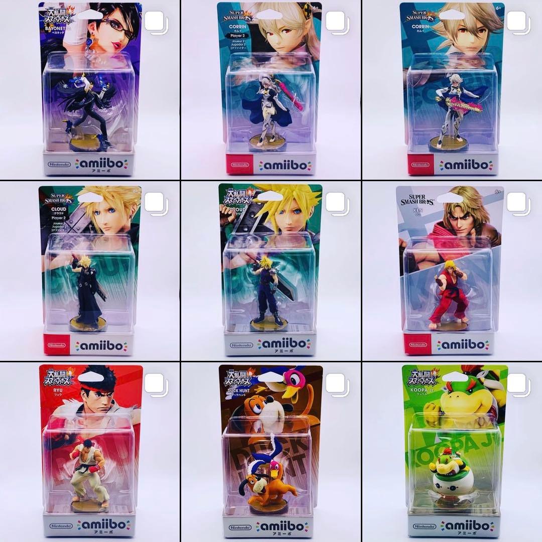 【初版裏キャラ絵・タグ無し】amiibo 大乱闘スマッシュブラザーズ（スマブラ）