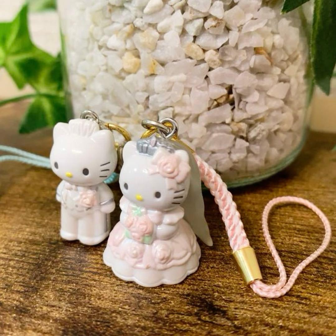 【希少レア】ハローキティ＆ディアダニエルウェディングペア根付け　2002