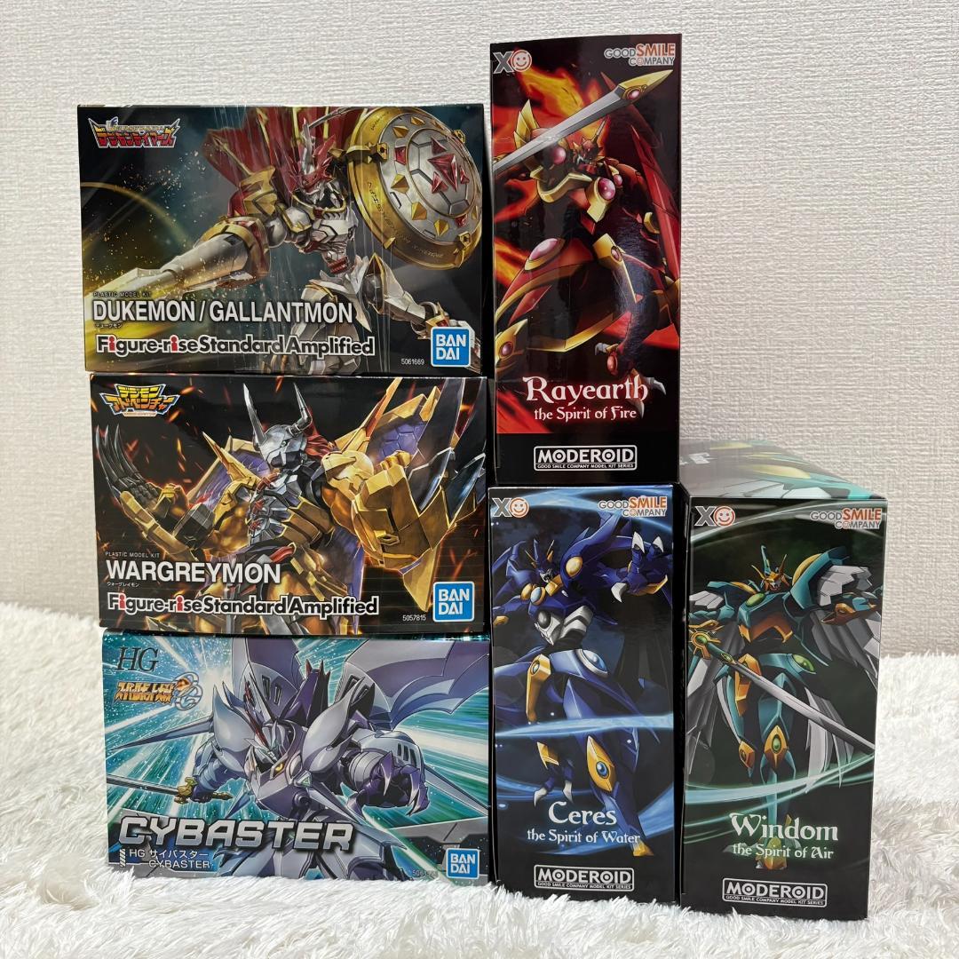 モデロイド サイバスター ウォーグレイモン デュークモン プラモデル まとめ売り