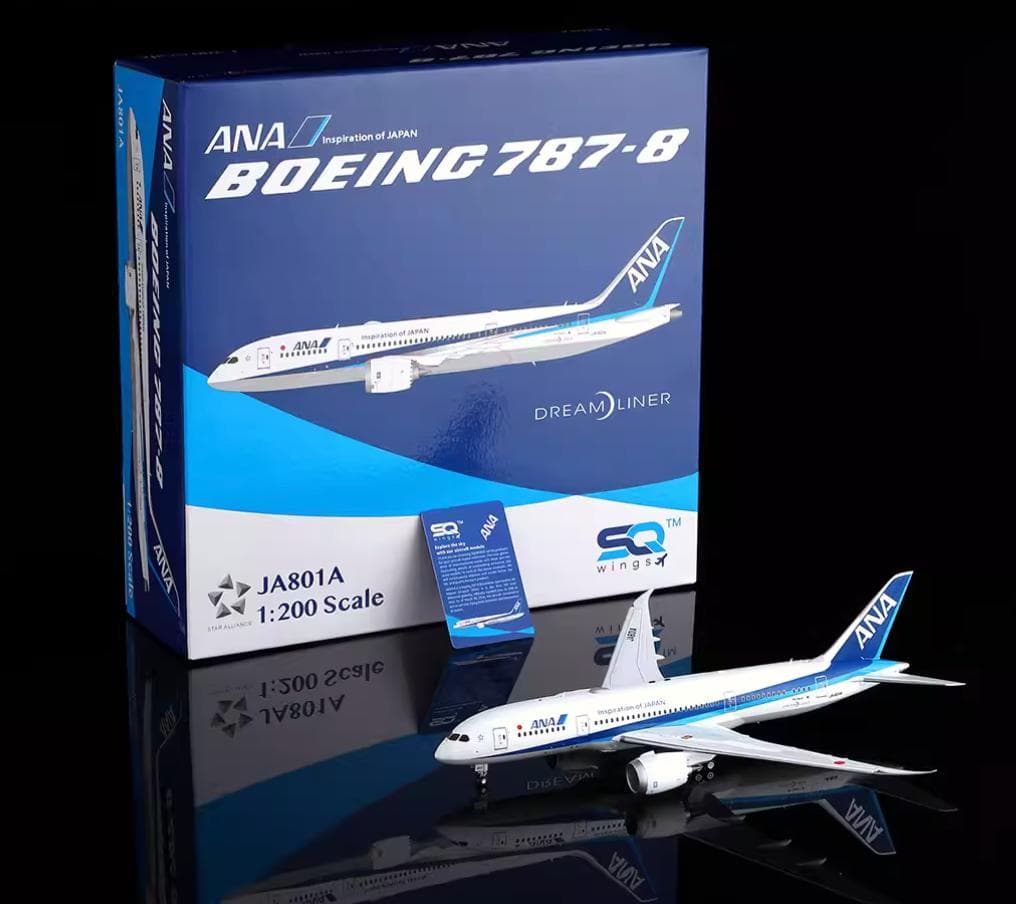 ミ*☆様 【新品・即納】ANA Boeing 787-8 1/200 JA801