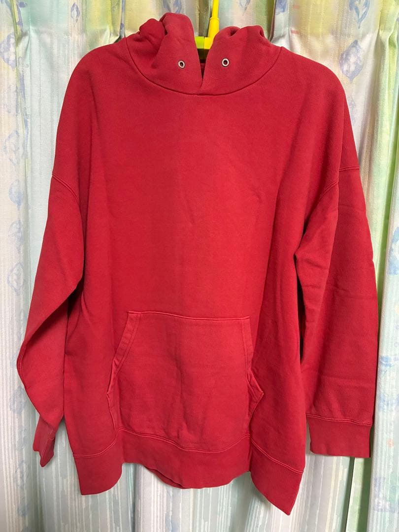 トップス visvim jumbo hoodie p.o. veggie dye red