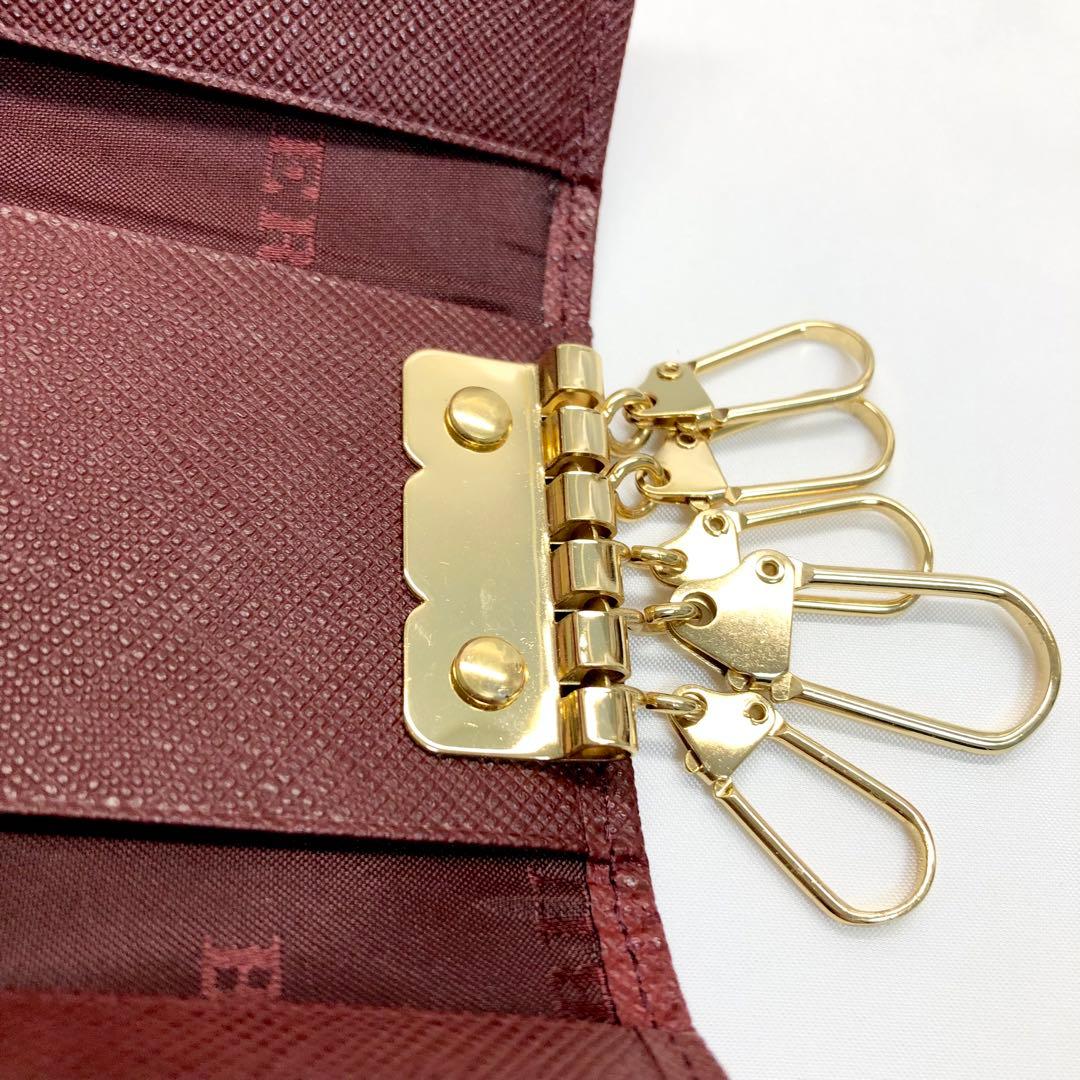美品✨　BURBERRY バーバリー　キーケース 5連　チェック
